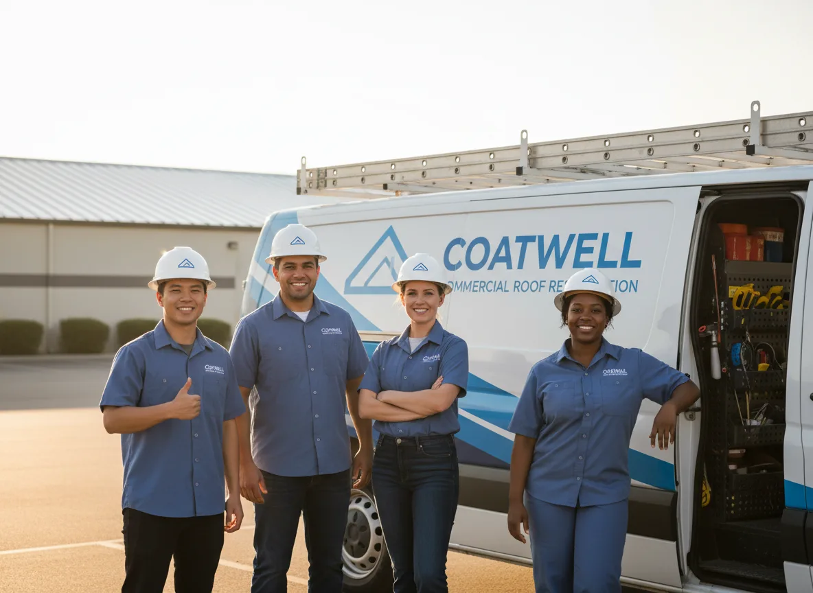 Commercial roof coating company in Rush, CO